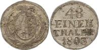 Sachsen-Albertinische Linie 1/48 Taler Friedrich August III. 1763-1806. -