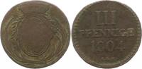 Sachsen-Albertinische Linie 3 Pfennig Friedrich August III. 1763-1806. -