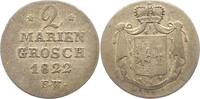 Waldeck 2 Mariengroschen Georg Heinrich 1813-1845. -