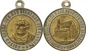 Reformation Erfurt. Weißmetallmedaille 1 400. Geburtstag von Martin Luther 1883. -