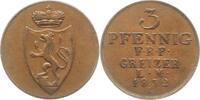 Reuss-ältere Linie 3 Pfennig Heinrich XIX. 1817-1836. -