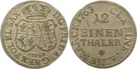 Sachsen-Albertinische Linie 1/12 Taler Friedrich August II. 1733-1763. -