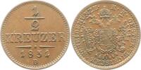 Haus Habsburg 1/2 Kreuzer Franz Joseph I. 1848-1916. -