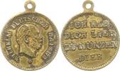 Brandenburg-Preußen Bronzemedaille Wilhelm I. 1861-1888. -