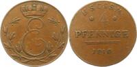 Sachsen-Coburg-Saalfeld 4 Pfennig Ernst 1806-1826. -