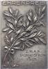 Jugendstil Bronzeplakette ohne Ort -