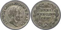 Baden-Durlach 3 Kreuzer Ludwig 1818-1830. -