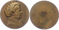 Musiker Einseitige Bronzemedaille Schubert, Franz Peter *1797 Lichtenthal bei Wien, +1828 Wien, österreichischer Komponist. -