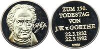 Personenmedaillen Silbermedaille Goethe, Johann Wolfgang von *1749 Frankfurt, +1832. -