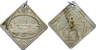 Frankfurt-Stadt Tragbare versilberte Bronzemedaille -