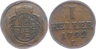 Sachsen-Albertinische Linie Heller Friedrich August III. 1763-1806. -