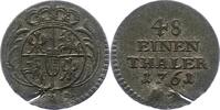 Sachsen-Albertinische Linie 1/48 Taler Friedrich August II. 1733-1763. -