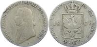 Brandenburg-Preußen 4 Groschen Friedrich Wilhelm III. 1797-1840. -