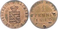 Sachsen-Weimar-Eisenach Pfennig Carl Friedrich 1828-1853. -