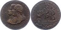 Großbritannien Middlesex. 1/2 Penny Token George III. 1760-1820. -
