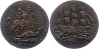 Großbritannien Salmon, Courtney and Frost. Halfpenny George III. 1760-1820. -