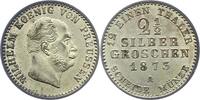 Brandenburg-Preußen 2 1/2 Silbergroschen Wilhelm I. 1861-1888. -
