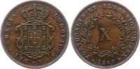 Portugal 10 Reis Luis I. 1861-1889. -