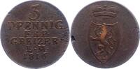 Reuss-ältere Linie 3 Pfennig Heinrich XIII. 1800-1817. -