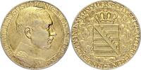 Sachsen-Albertinische Linie Silbermedaille Friedrich August III. 1904-1918. -