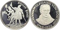 Personenmedaillen Silbermedaille Goethe, Johann Wolfgang von *1749 Frankfurt, +1832. -