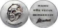 Personenmedaillen Versilberte Bronzemedaille Adenauer, Konrad *1876 - +1967. -