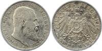 Württemberg 2 Mark Wilhelm II. 1891-1918. -
