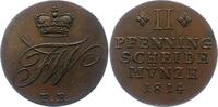 Braunschweig-Wolfenbüttel 2 Pfenning Friedrich Wilhelm 1806-1815. -