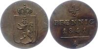 Reuss-jüngere Linie zu Schleiz 1/2 Pfennig Heinrich LXII. 1818-1854. -