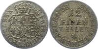 Sachsen-Albertinische Linie 1/12 Taler Friedrich August II. 1733-1763. -