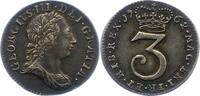 Großbritannien Threepence George III. 1760-1820. -