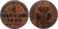 Brandenburg-Preußen 4 Pfennig Friedrich Wilhelm III. 1797-1840. -