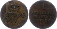 Brandenburg-Preußen Schilling Friedrich Wilhelm III. 1797-1840. -