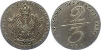 Brandenburg-Preußen 2/3 Taler Friedrich Wilhelm III. 1797-1840. -