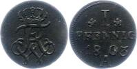 Brandenburg-Preußen Pfennig Friedrich Wilhelm III. 1797-1840. -