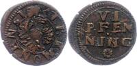 Dortmund 6 Pfennig Städtische Prägungen. -