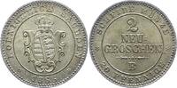 Sachsen-Albertinische Linie 2 Neugroschen Johann 1854-1873. -