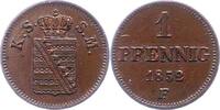 Sachsen-Albertinische Linie Pfennig Friedrich August II. 1836-1854. -