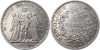Frankreich 5 Francs Dritte Republik 1870-1940. -