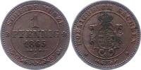 Sachsen-Albertinische Linie Pfennig Johann 1854-1873. -