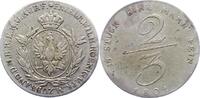 Brandenburg-Preußen 2/3 Taler Friedrich Wilhelm III. 1797-1840. -