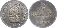 Sachsen-Albertinische Linie 1/2 Neugroschen Friedrich August II. 1836-1854. -