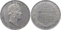 Sachsen-Albertinische Linie 1/3 Sterbetaler Friedrich August II. 1836-1854. -