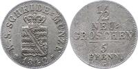 Sachsen-Albertinische Linie 1/2 Neugroschen Friedrich August II. 1836-1854. -