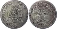 Reuss-jüngere Linie zu Schleiz 2/3 Taler Heinrich I. 1640-1692. -
