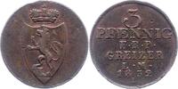 Reuss-ältere Linie 3 Pfennig Heinrich XIX. 1817-1836. -