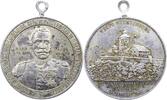 Hohenlohe-Langenburg versilberte Bronzemedaille Ernst +1860. -
