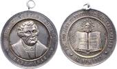 Reformation Tragbare Silbermedaille 400. Geburtstag von Martin Luther 1883. -