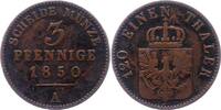 Brandenburg-Preußen 3 Pfennige Friedrich Wilhelm IV. 1840-1861. -