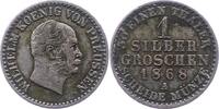 Brandenburg-Preußen Silbergroschen Wilhelm I. 1861-1888. -